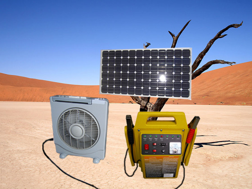 Portable Solar Generator Run Fan-Joysolar