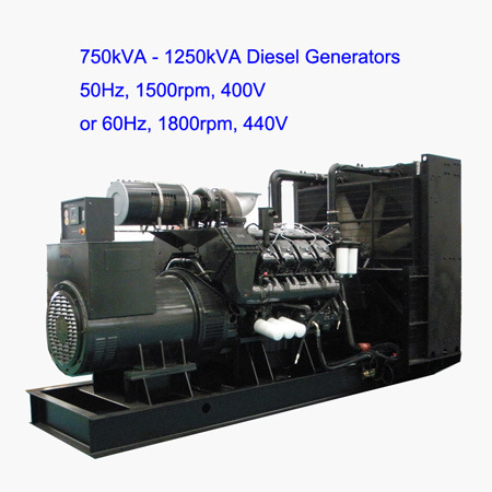 Silent Type 1000kw 1250kVA Diesel Generator 50Hz