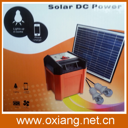 DC Portable Solar Generator with 8W Solar Panel