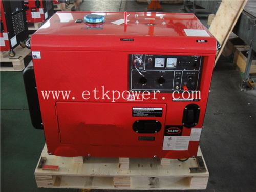 5kw Red Color Home Use Silent Diesel Generator
