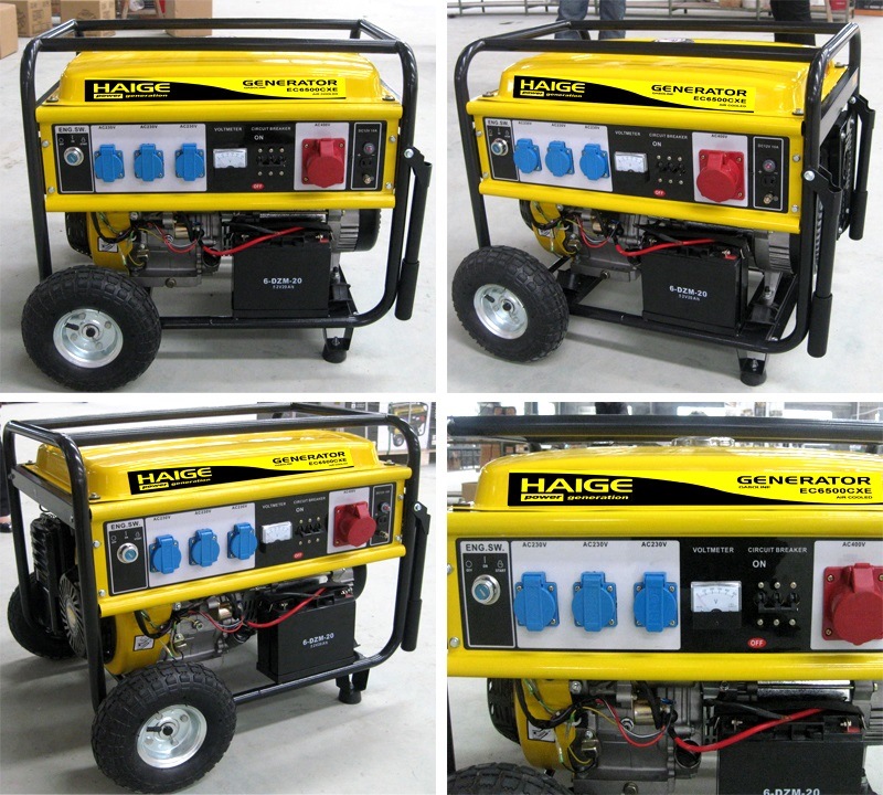 1kw, 2kw, 3kw, 3.5kw, 5kw, 6kw, 7kw Gasoline Electric Generator for Egypt Ciq, Co Available