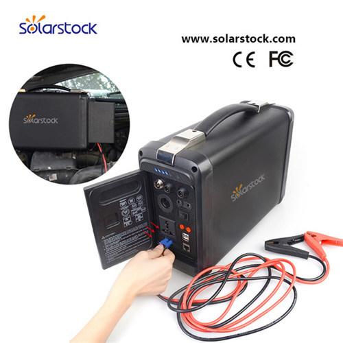 Portable Mini Solar Generator with Safe Lithium-Ion Battery