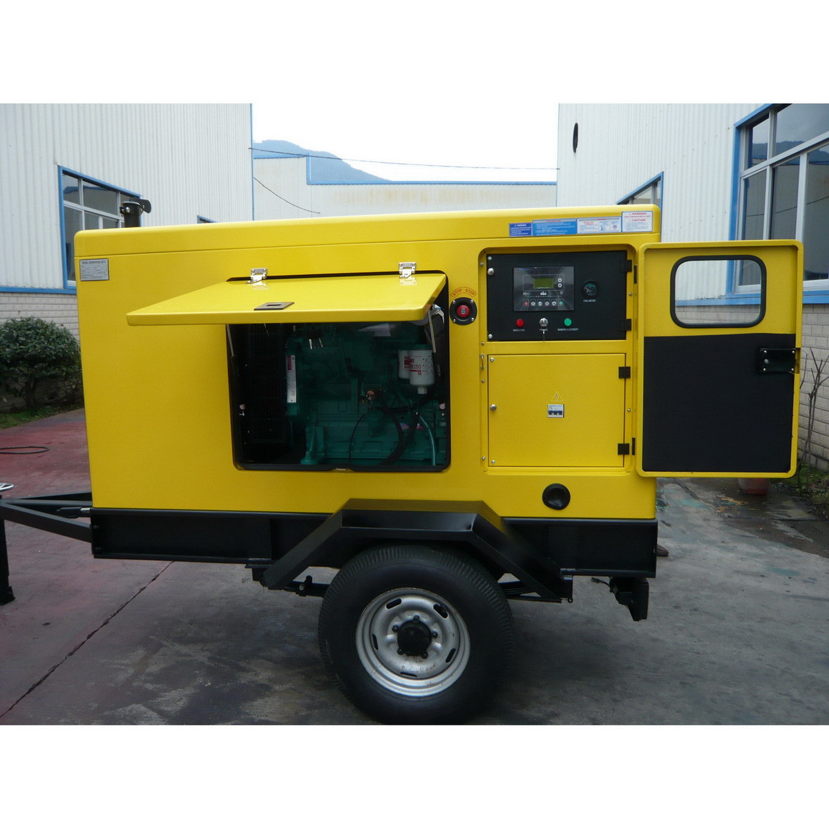 20kw 25kVA Trailer Movable Silent Generator with CE and ISO