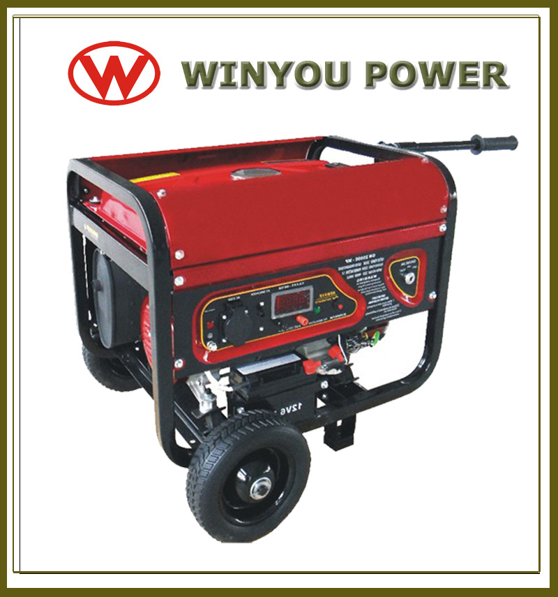 2.5kw Petrol Generator with Handle and Wheel Kits