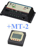 12V/24V 10AMP Dual Battery Solar Charge Controller (TCOM-D10)