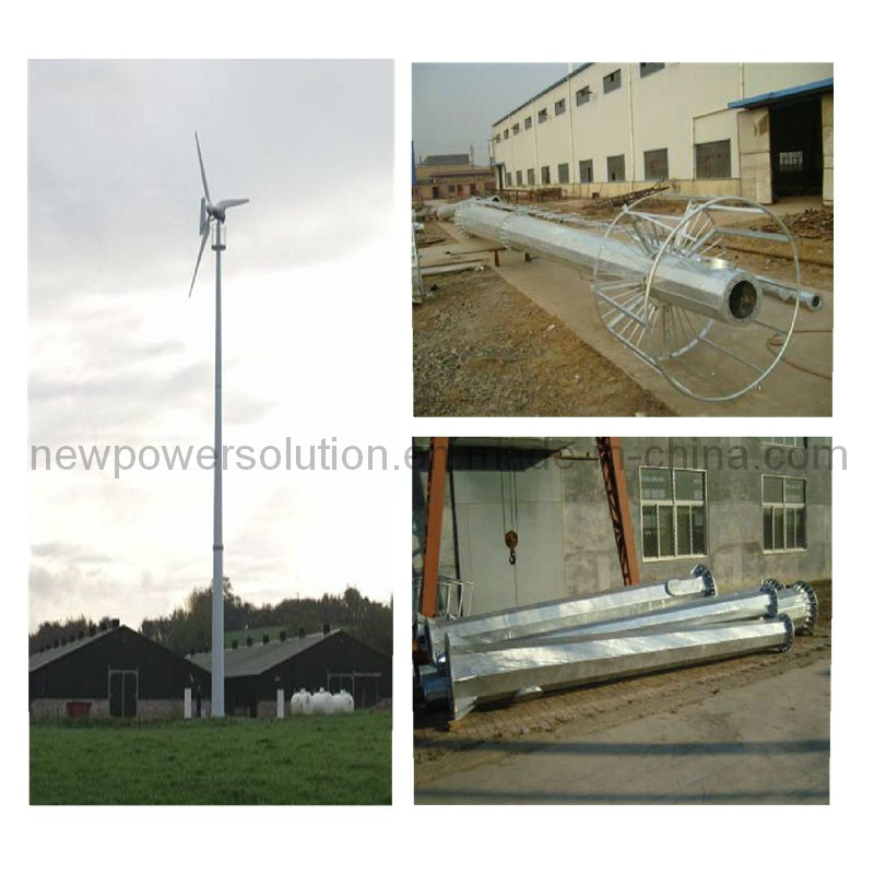 Free Stand Tower for Wind Turbine Generator