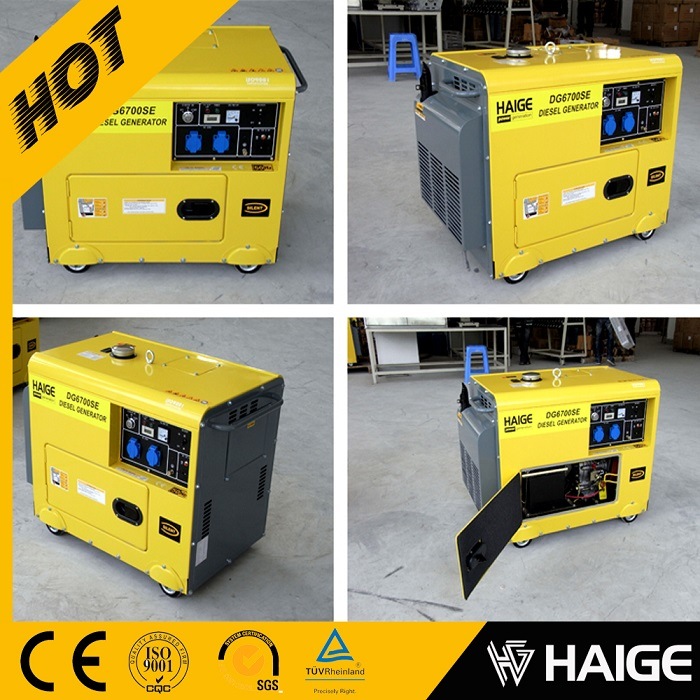 5kw Portable Silent Diesel Electric Generator for Home Use!