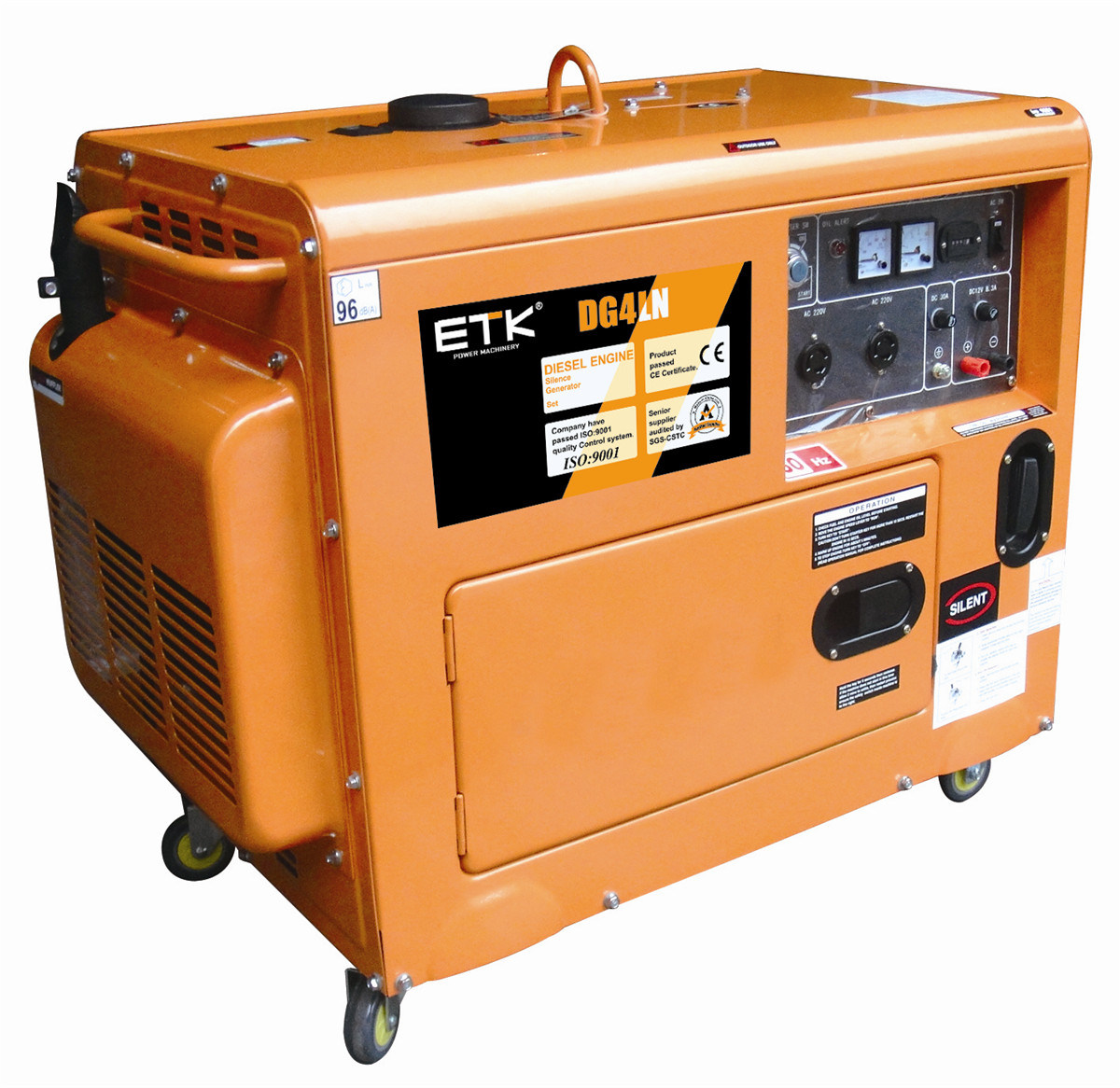 Diesel Silent Generator with CE and ISO9001 (DG6LN)