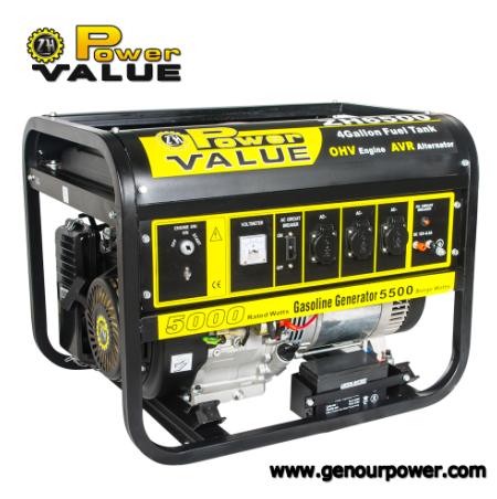 Power Value 5kw/6kw Gasoline Generator Agricultural Equipment