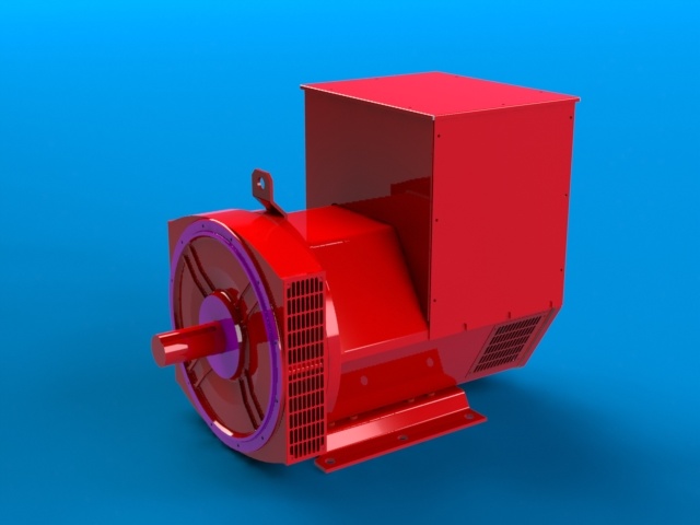 Industrial Diesel Generator AC Brushless Alternator 80kw-200kw