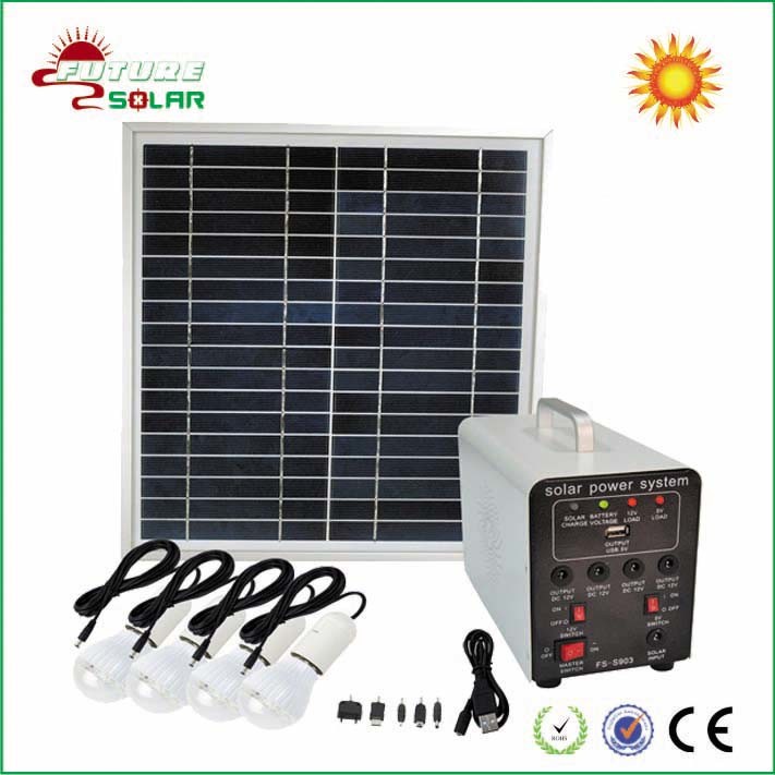 12V3a Portable Solar Generator System DC 15W Fs-S903