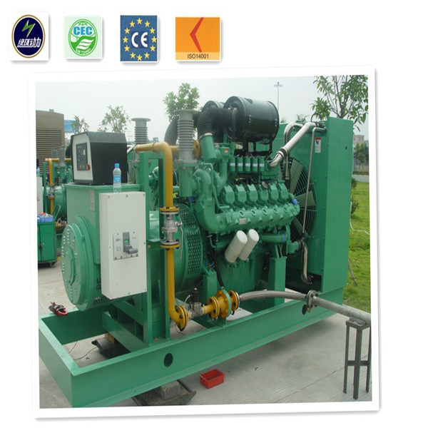 Green Power 500kw Nature Gas Turbine Power Plant Generator Set with Water-Cooled and CHP