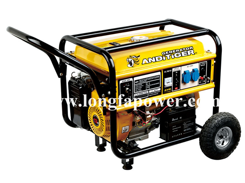 6.5kVA Power Generator with Handle and Wheels