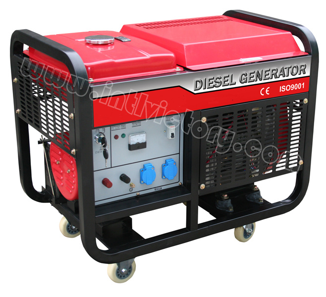 10kw Small Portable Diesel Generator with CE/CIQ/ISO/Soncap