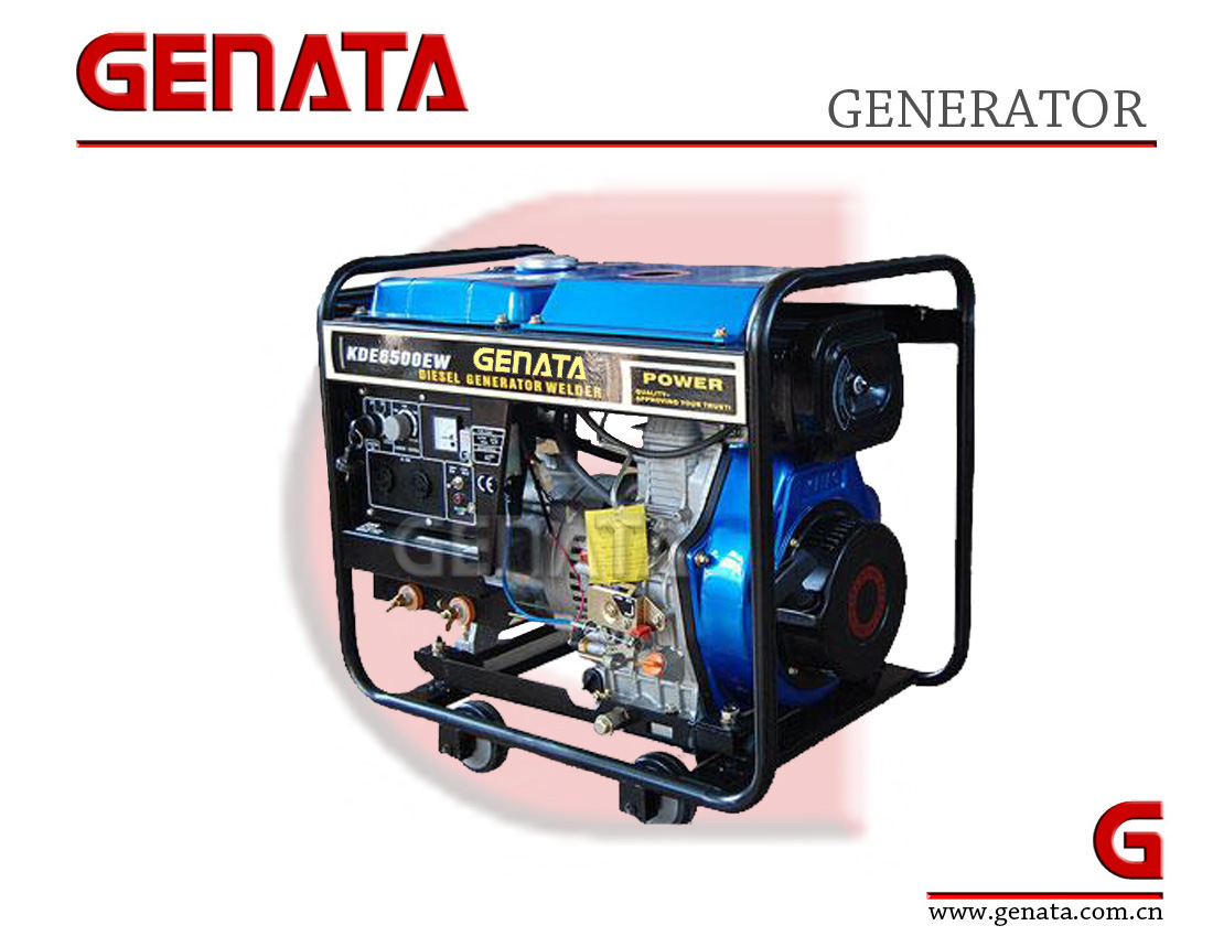 Portable Diesel Welding Generator Electric Start Generator (GRDE6500EW)