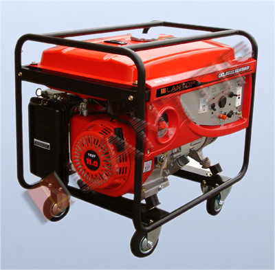 Gasoline Generator With Key Start, Battery, Wheel, Handle