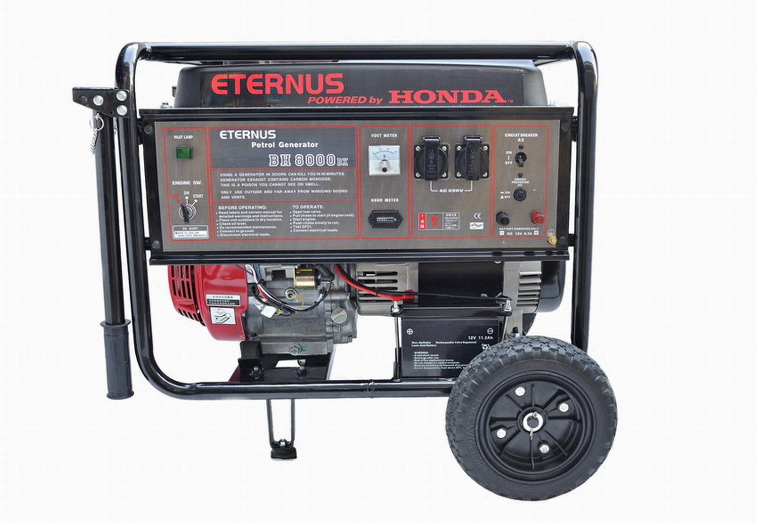CE 6kw 6kVA Portable Gasoline (Petrol) Generator Powered by Honda