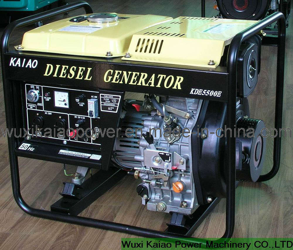 6kw 3-Phase Diesel Generator (KDE5500E3/CE approved)
