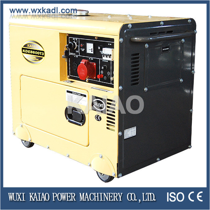 6kw 3-Phase Soundproof Diesel Generator with High Quality and Best Price