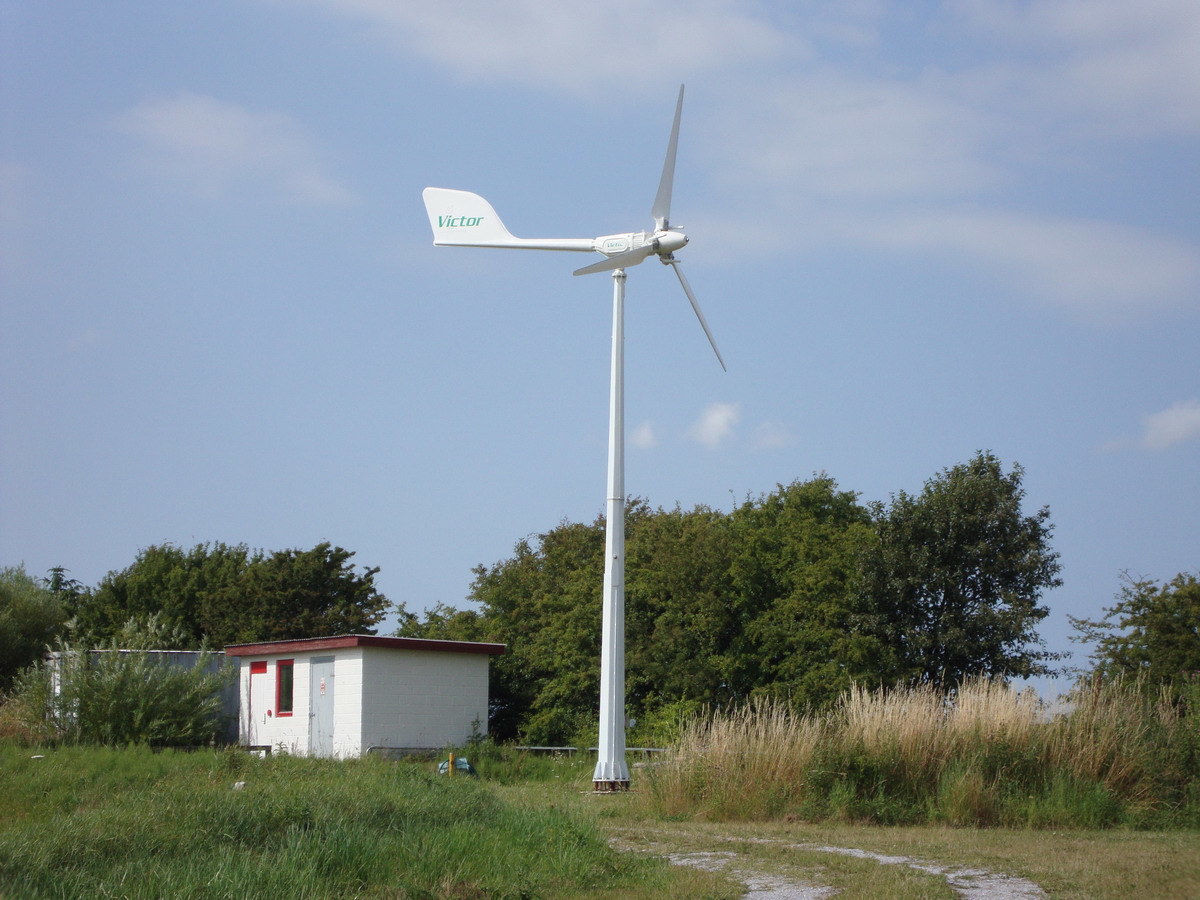 off-Grid Wind Energy Generator with Battery Group