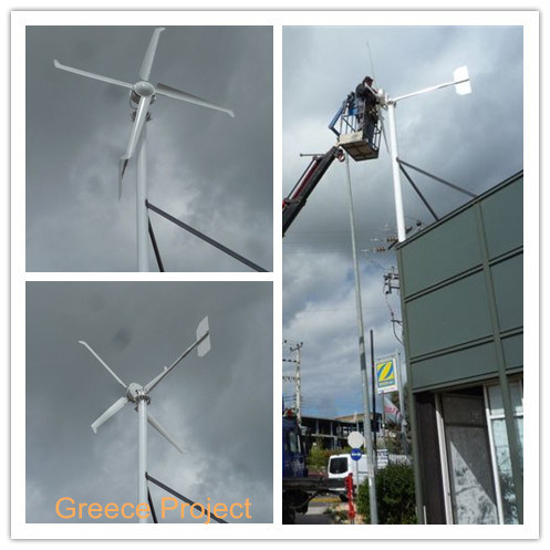 Wind Turbine with Iron Core Generator Without Cogging Effect (MS-WT-10000)