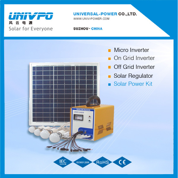 24ah Solar Power Portable Lighting System Kit/Solar Lighting System for House (Indoor)