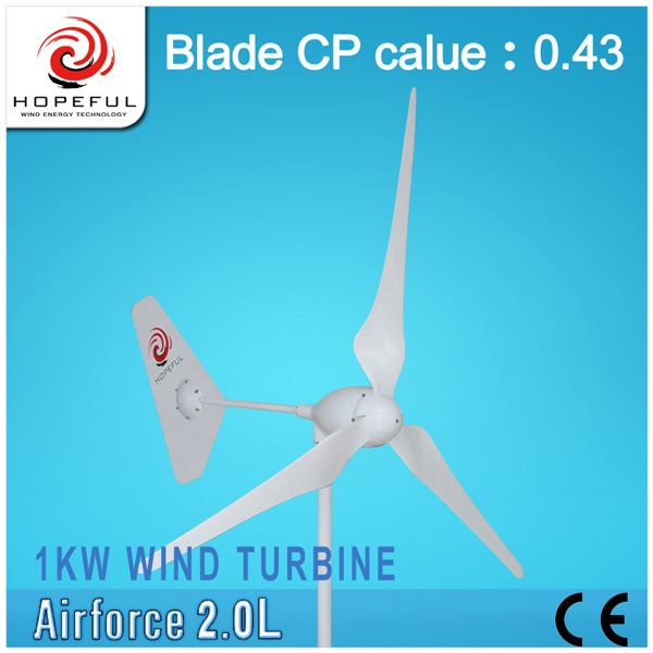 1kw Single Tail off-Grid Wind Turbine