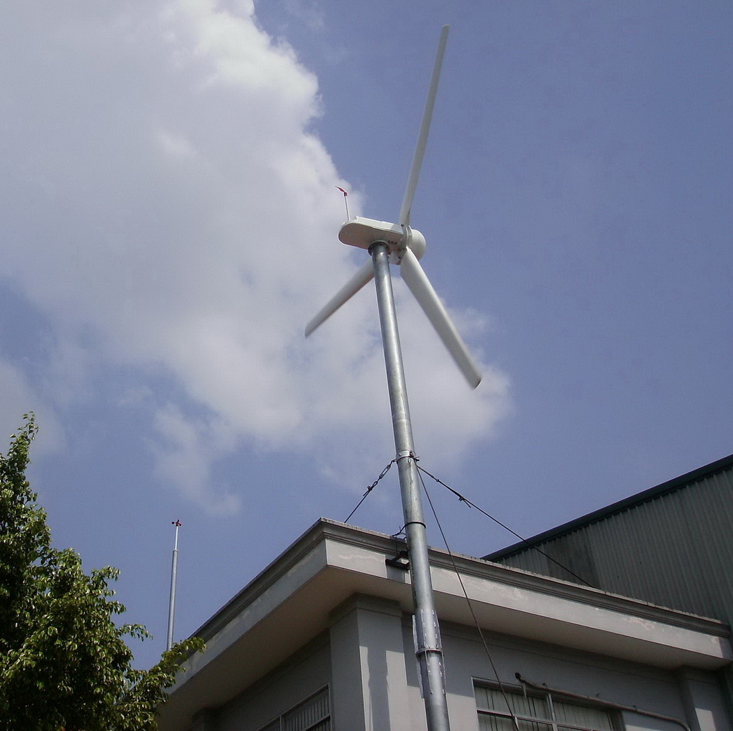 Small Wind Turbine Generator 5000W for Remote Power Electrification