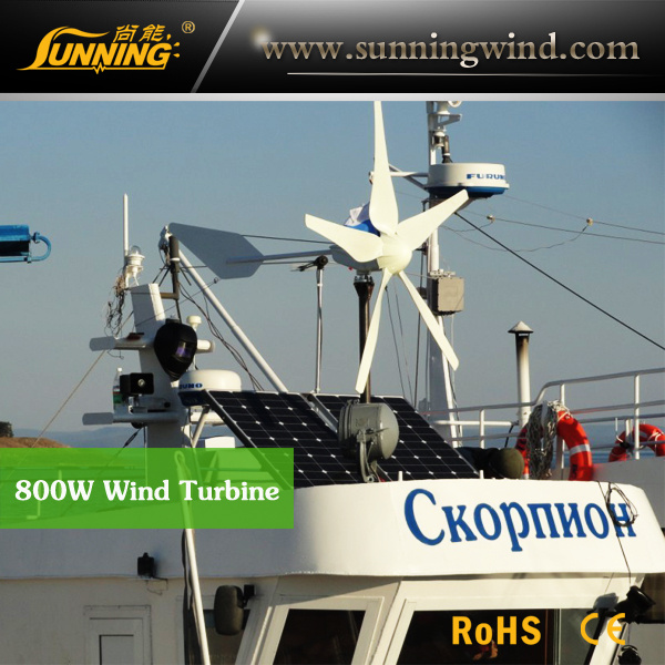 800W Factory Supply Small Wind Turbine Generator