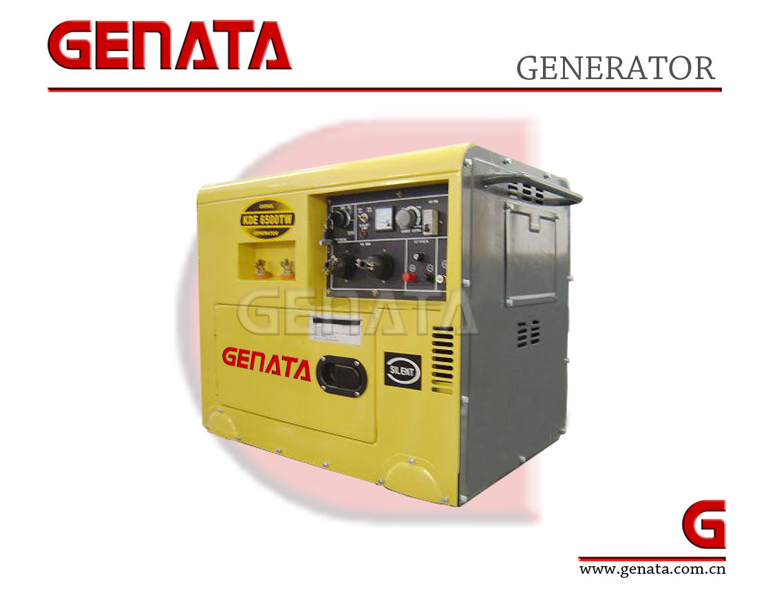 Silent Generators Diesel Welding Generator (GRDE6500TW)