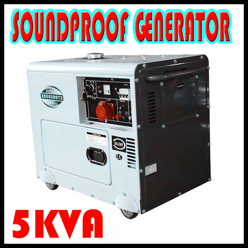 5kw 5kVA Diesel Silent Portable Generator Mini Generator