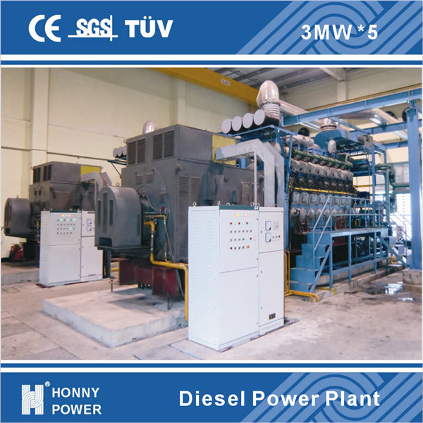 Power Plant Diesel Generator 1mw-500mw (HONNY POWER)