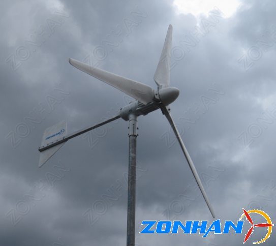 1.5kw Wind Turbine Grid-Tie System (ZHGT1.5K)