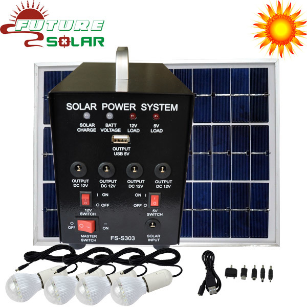 10W Portable Solar Generator Fs-S303 (CE, IEC, RoHS approved)