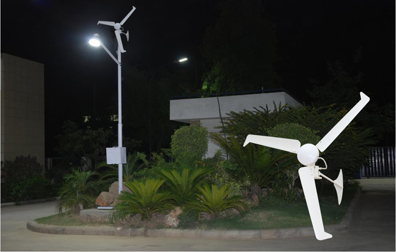 Wind Energy Generator with LED Street Lighting Use (MS-WT-400)