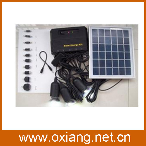 Mini Portable DC Solar Lighting System for Camping