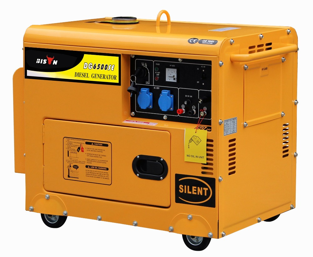 kVA Fast Delivery 220V AC Three Phase 5kVA Silent Generator