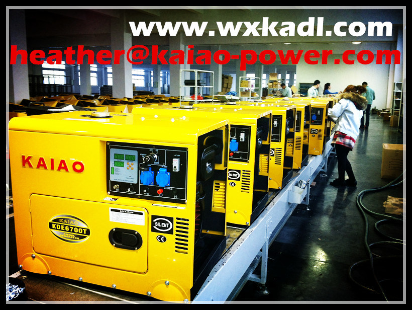 5kw Silent Generator with Digital Panel