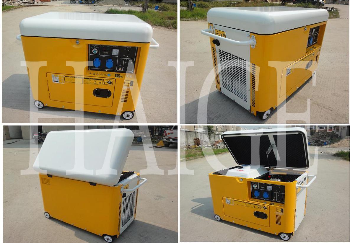 Newest Model 5kw to 6kw Portable Silent Generator Diesel, with 186fa or 188fa Engine, Ultra Silent!