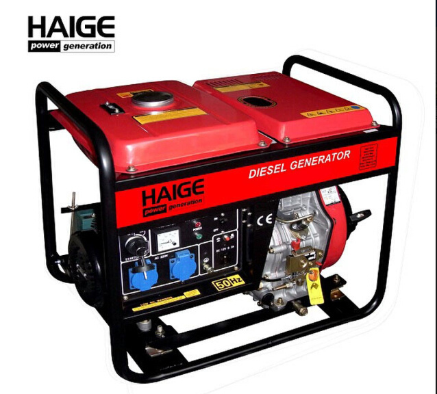 Air Cooled Portable Diesel Engine Generator 2kw, 3kw and 5kw