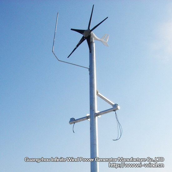 400W Mini Wind Turbine, Wind Solar CCTV System (MINI-400W 12V)
