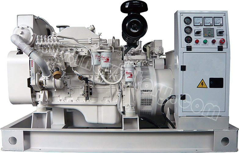 50kw/62.5kVA Cummins Series Diesel Engine Marine Generator Set