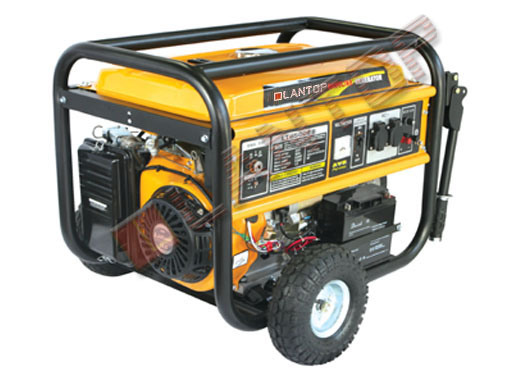 Gasoline Generator Lt6500ae With Key Start, Battery, Wheel, Handle
