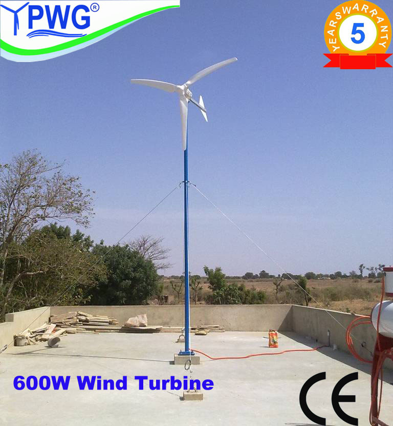 High Efficiency Wind Generator 600W Wind Power