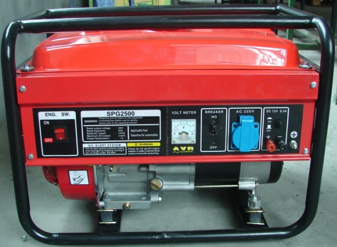 5kw Air-Cooled Three Phase Brushless Gasoline Generator (EP-2500)