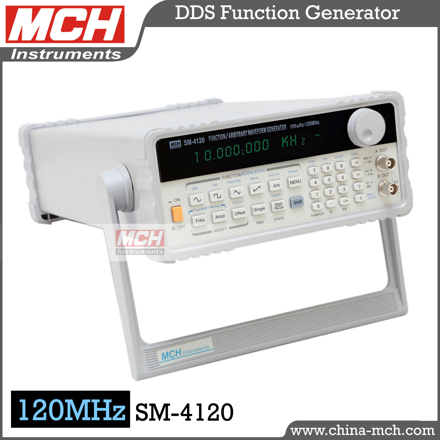 120MHz Video Signal to USB Converter Arbitrary Waveform Function Generator Signal Generator (SM-4120)