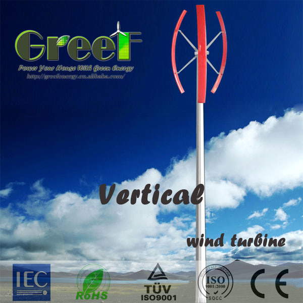 New! 1kw Vertical Axis Wind Turbine, Household on-Grid Vertical Wind Generator