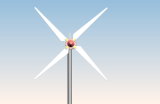 Wind Turbine Generator Set with Heat Cooling (MS-WT-5000)
