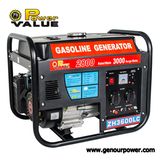 2kw Single Phase 230V Generator, AC Single Phase Gasoline Generator