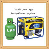 6000W Small Portable AC Air-Cooled LPG and Gasoline Generator for Sale